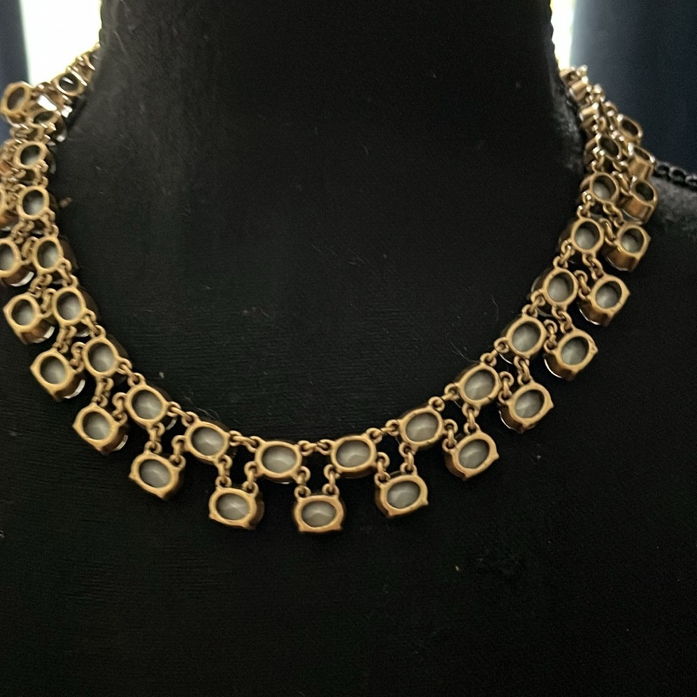 J.Crew new with tags necklace clear stones - Picture 5 of 5